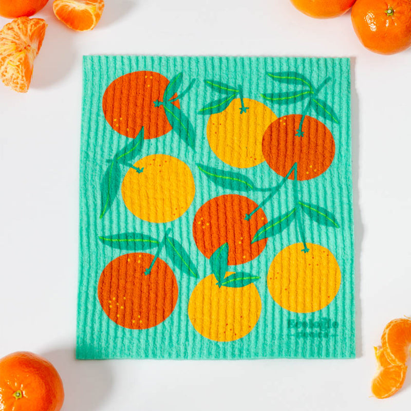 Oranges Dishcloth available at American Swedish Institute.