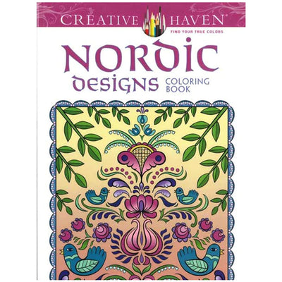 Nordic Designs Coloring Book available at American Swedish Institute.