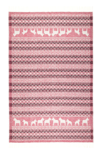 Öjbro Vantfabrik Dalarna Wool Blanket available at American Swedish Institute.
