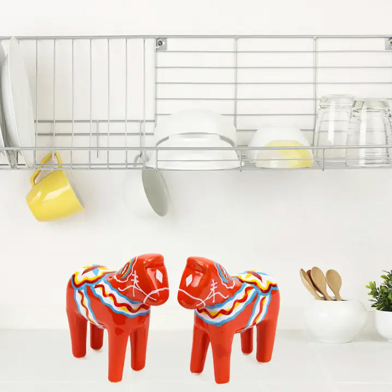Dala Horse Salt and Pepper Shakers available at American Swedish Institute.