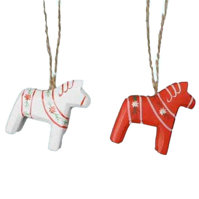 Dala Horse Ornament Set available at American Swedish Institute.