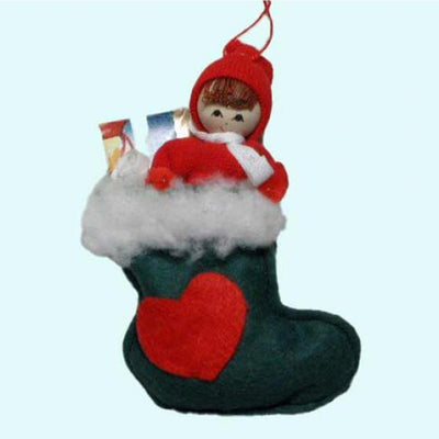 Boy in Stocking Ornament available at American Swedish Institute.
