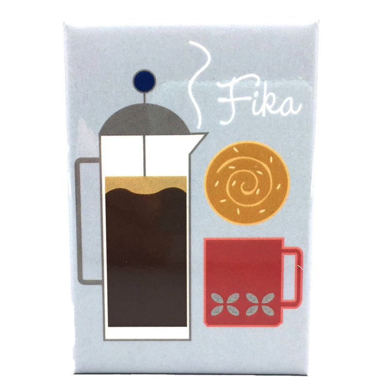 Fika Magnet by Cindy Lindgren available at American Swedish Institute.