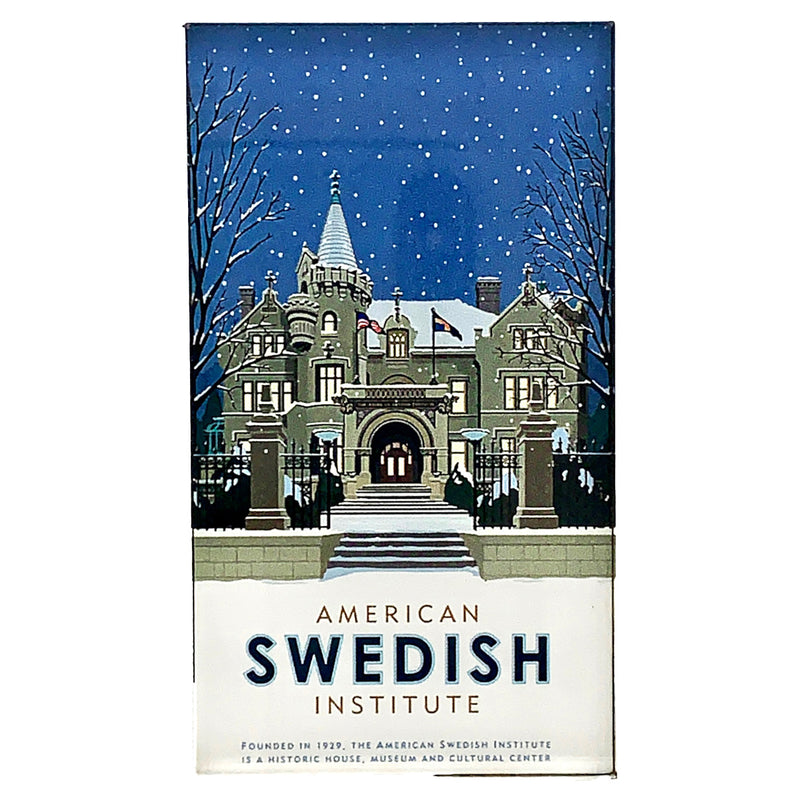 ASI Landmark Magnet (Winter) available at American Swedish Institute.