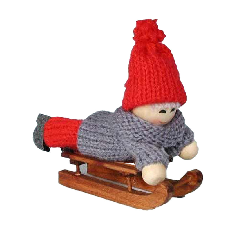 Sledding Tomte Boy available at American Swedish Institute.