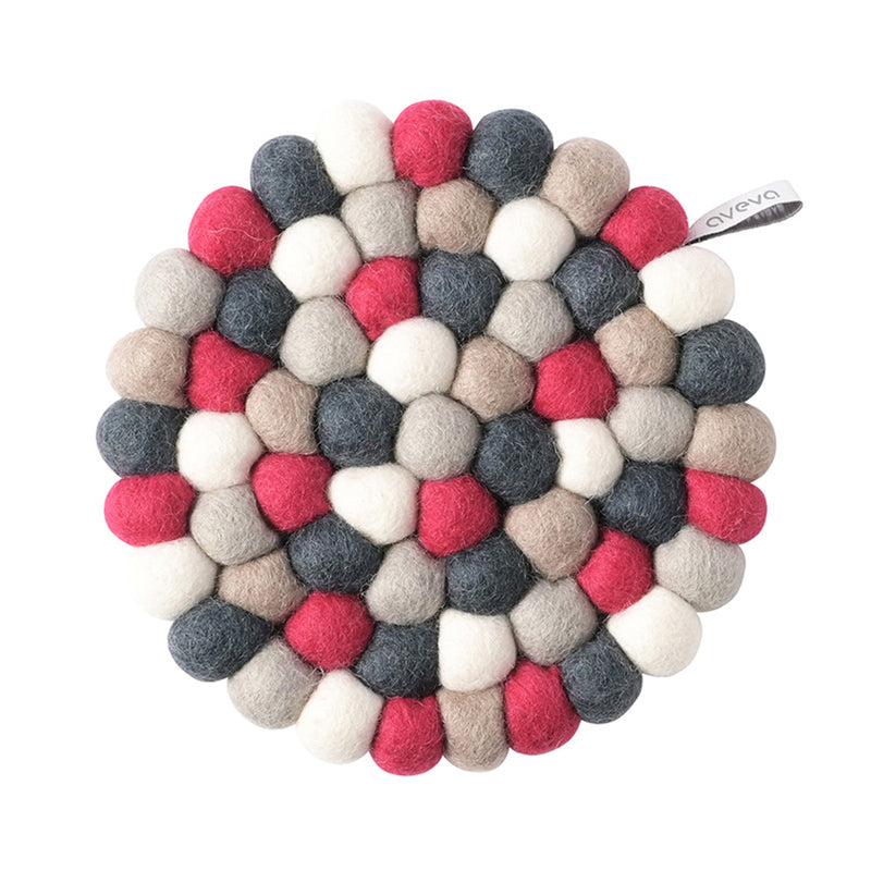 Aveva Round Wool Trivet available at American Swedish Institute.