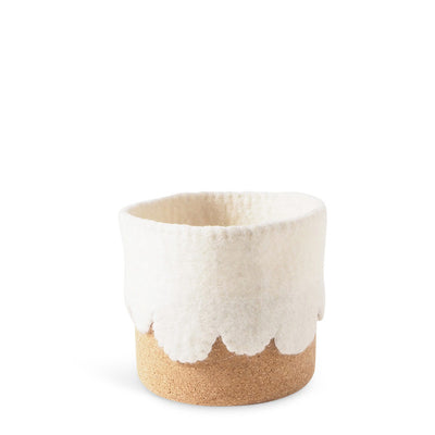 aveva design White Flower Pot available at American Swedish Institute.
