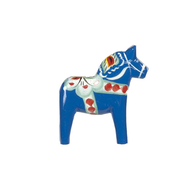 Swedish Blue Dala Horse Magnet available at American Swedish Institute.