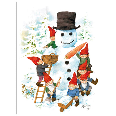 Tomtar & Snowman Holiday Card Set available at American Swedish Institute.