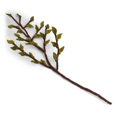 Én Gry & Sif Felt Green Leaf Branch available at American Swedish Institute.