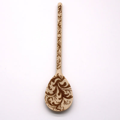 Rosemaling Wooden Spoon available at American Swedish Institute.