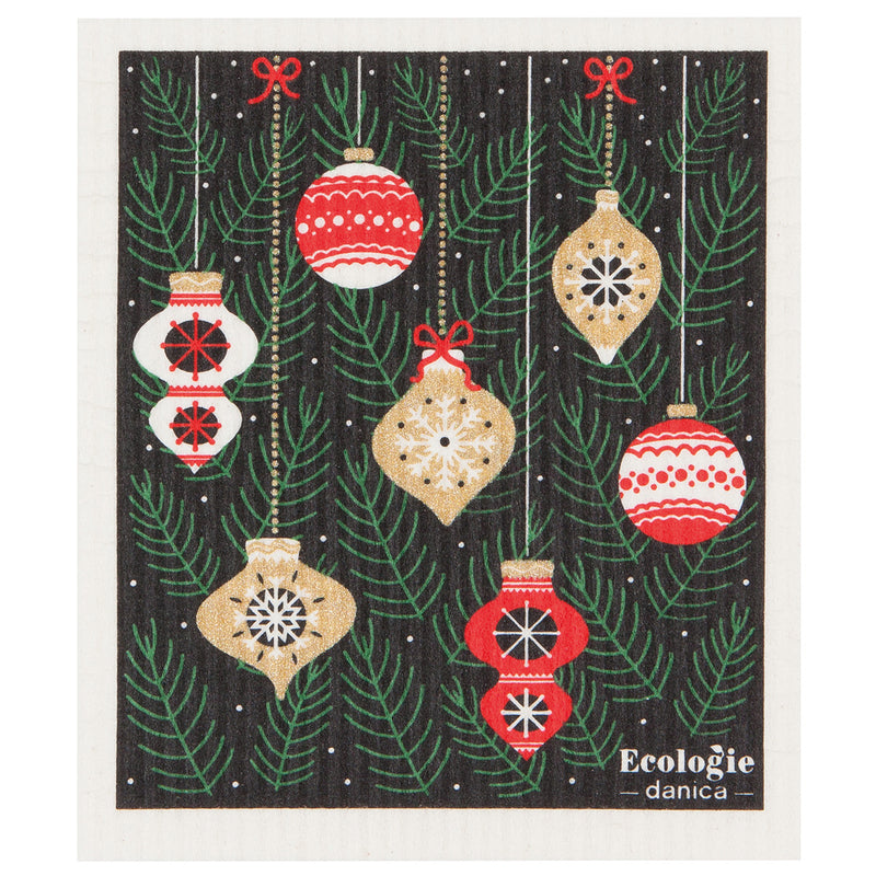 Festive Ornaments Dishcloth available at American Swedish Institute.