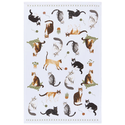Cat Collective Tea Towel available at American Swedish Institute.