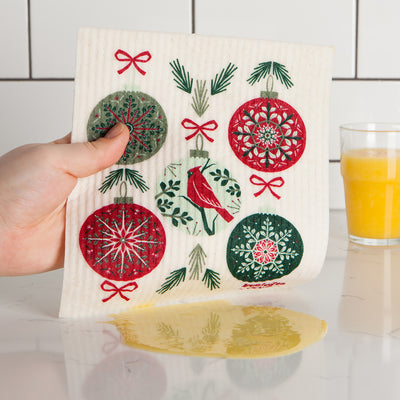 Good Tidings Dishcloth available at American Swedish Institute.