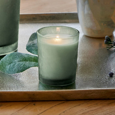 Thymes Highland Frost Boxed Votive Candle available at American Swedish Institute.