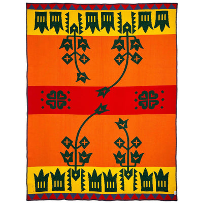Kronor och Blommor Limited Edition Blanket available at American Swedish Institute.