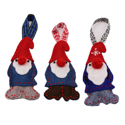 Flanders Tomte Felt Ornaments by Chris Lane available at American Swedish Institute.