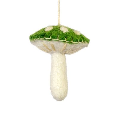Felt Wild Mushroom Ornaments available at American Swedish Institute.