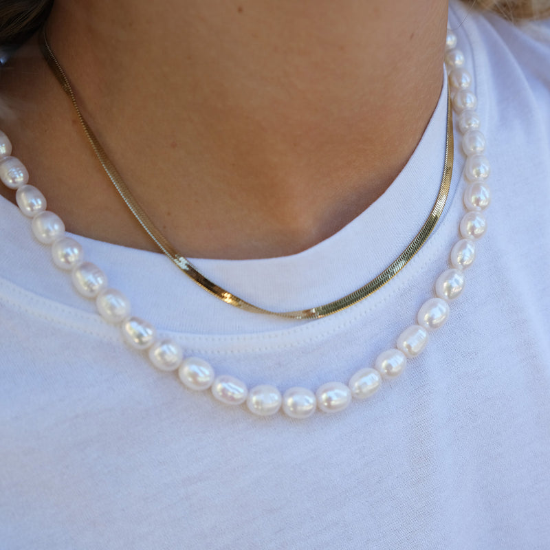 Freshwater Pearl Necklace - A&C Oslo available at American Swedish Institute.