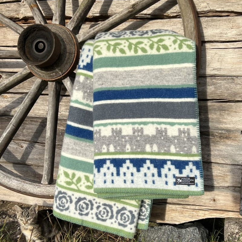 Kerstin Landström Visby Blankets available at American Swedish Institute.
