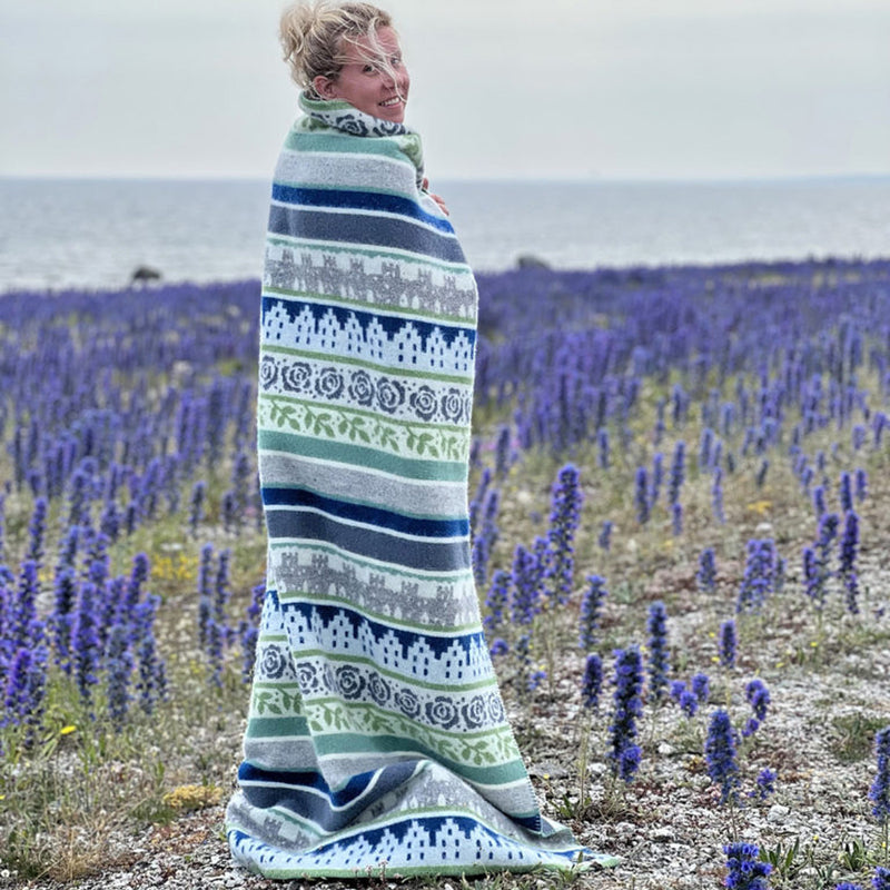 Kerstin Landström Visby Blankets available at American Swedish Institute.