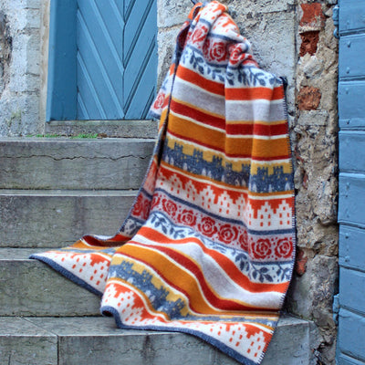 Kerstin Landström Visby Blankets available at American Swedish Institute.