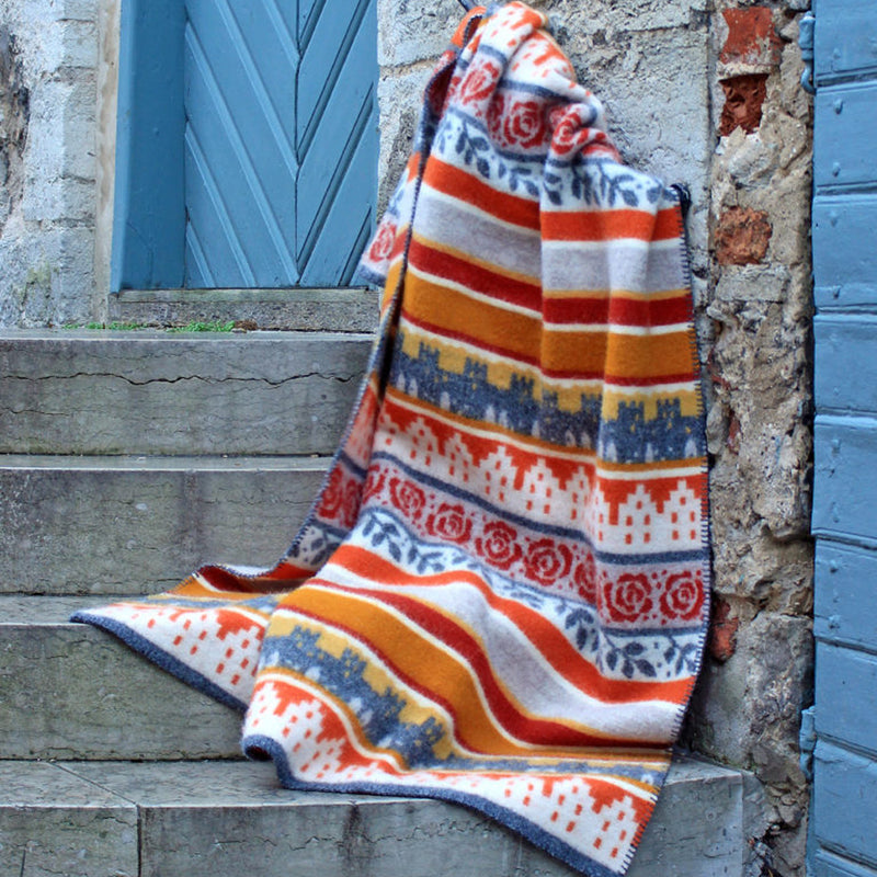 Kerstin Landström Visby Blankets available at American Swedish Institute.
