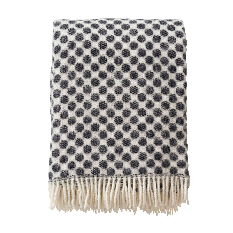 Gotland Dots Blanket by Klippan available at American Swedish Institute.