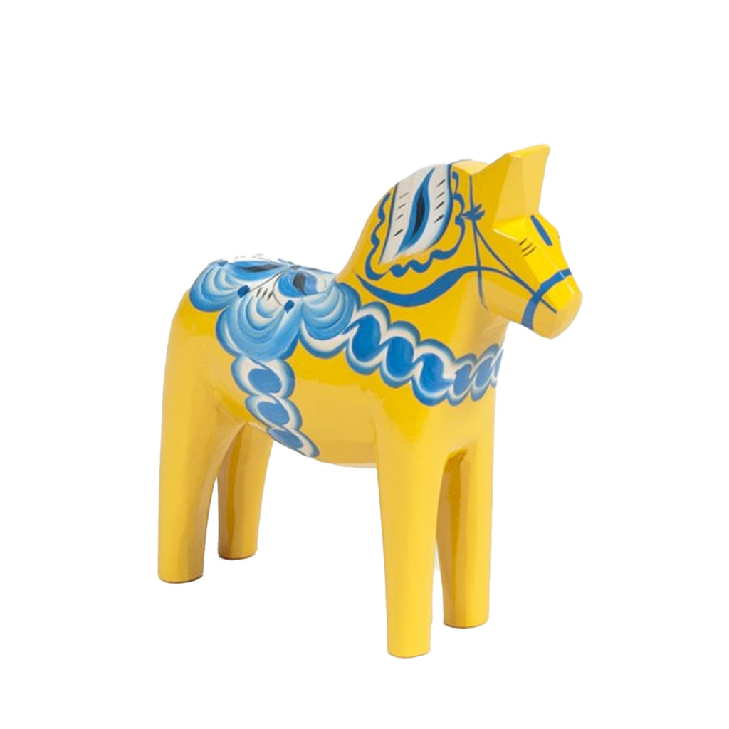 Offers Swedish Dala Horse Yellow and Green Floral