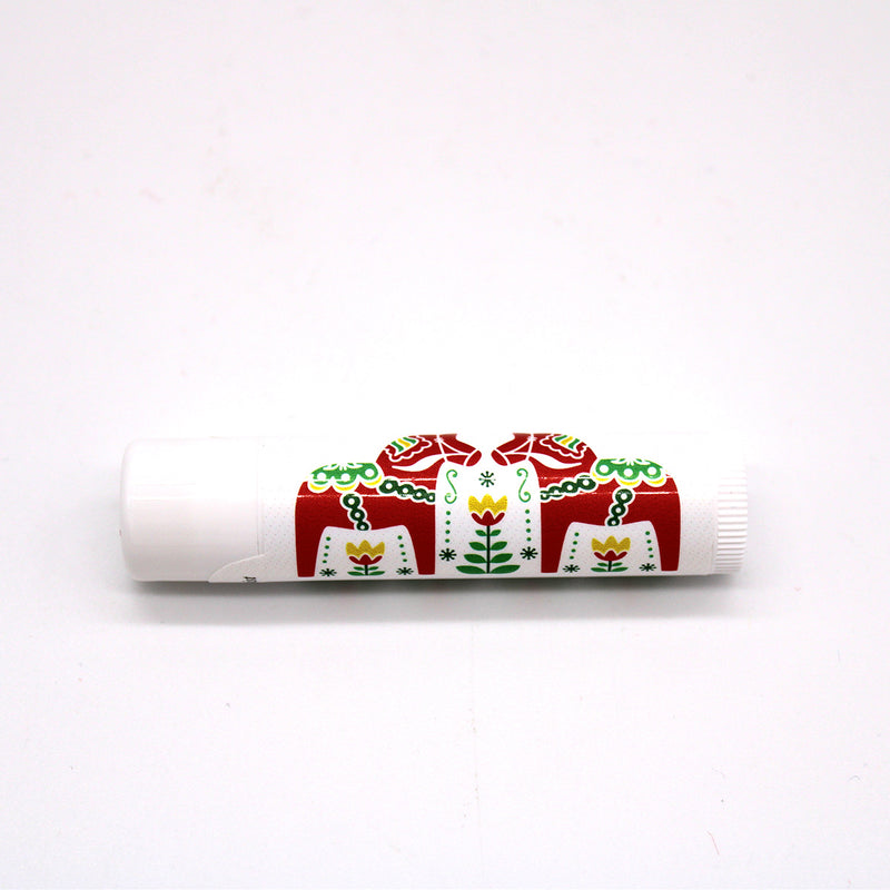 Dala Horse Lingonberry Lip Balm available at American Swedish Institute.