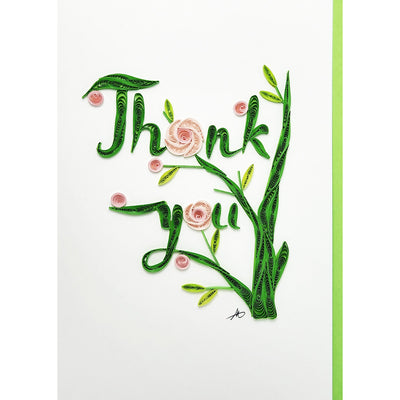 Iconic Quilling Thank You Tree Greeting Card available at American Swedish Institute.