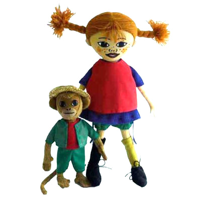 Pippi & Herr Nilsson Doll Set available at American Swedish Institute.