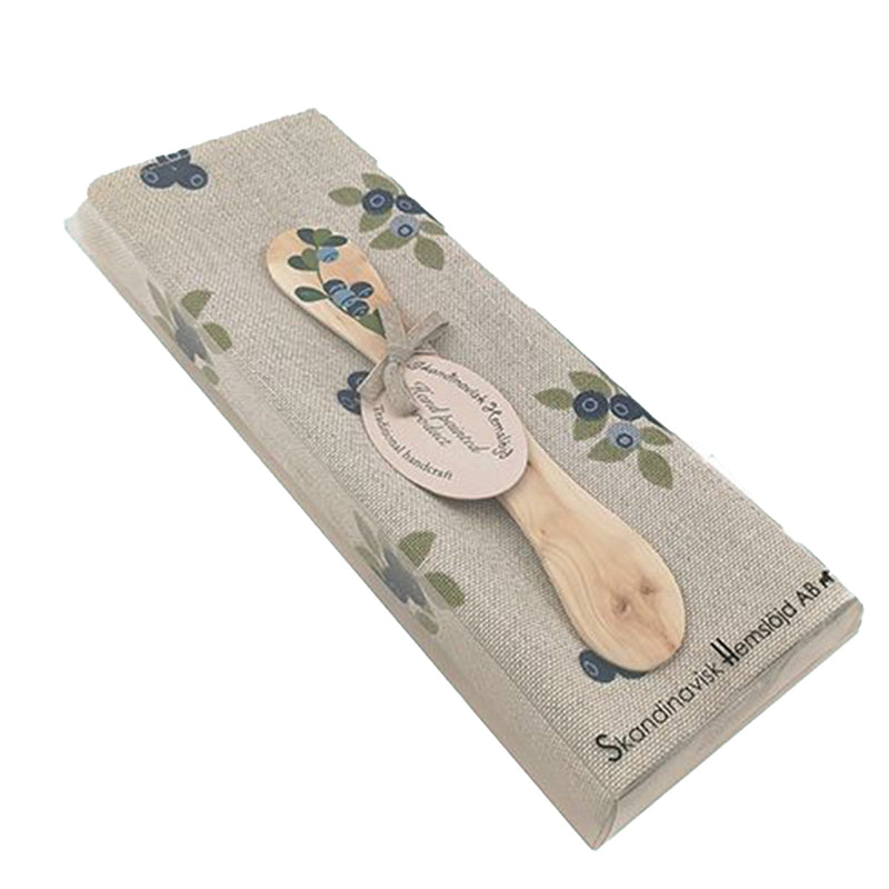 Blueberry Tea Towel & Spreader Set available at American Swedish Institute.