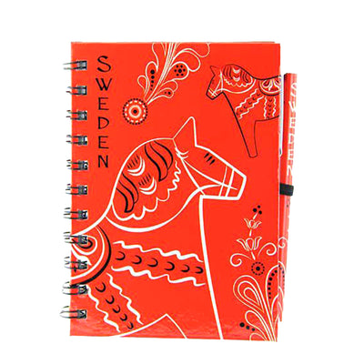 Dala Horse Notebook available at American Swedish Institute.
