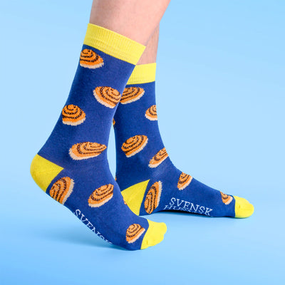 Cinnamon Rolls (kanelbullar) Socks  available at American Swedish Institute.