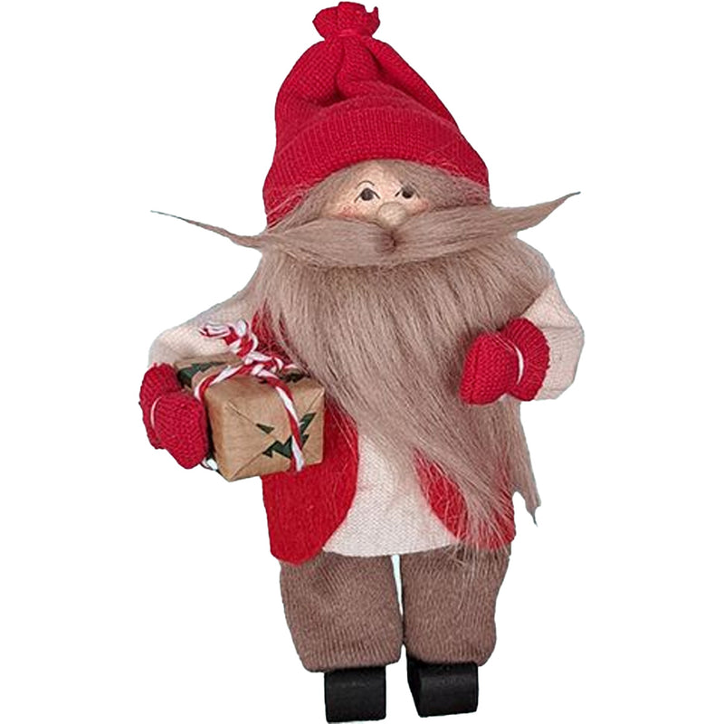 Moustache Tomte with Gift available at American Swedish Institute.