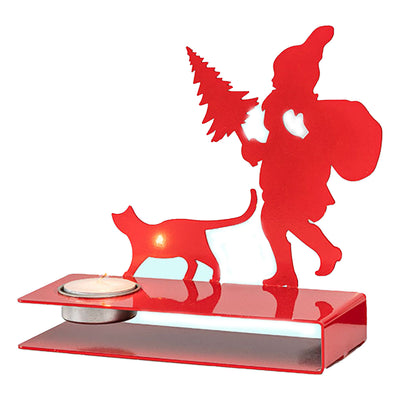 Tomte & Cat Candle Holder available at American Swedish Institute.