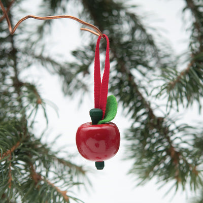 Apple Wood Ornament available at American Swedish Institute.