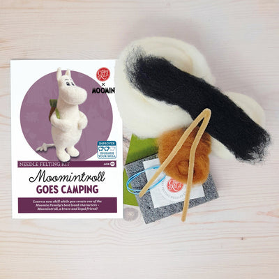 Moomin Moomintroll Goes Camping Needle Felting Kit available at American Swedish Institute.