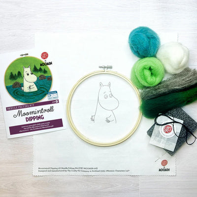 Moomintroll Dipping Needle Felting Kit available at American Swedish Institute.