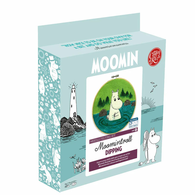 Moomintroll Dipping Needle Felting Kit available at American Swedish Institute.