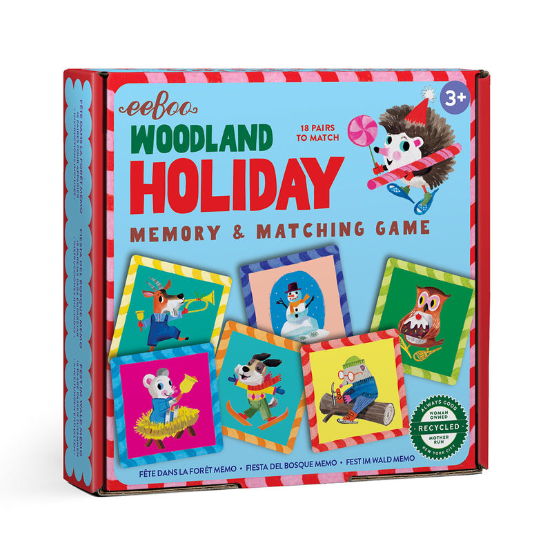 Holiday Woodland Memory Game available at American Swedish Institute.