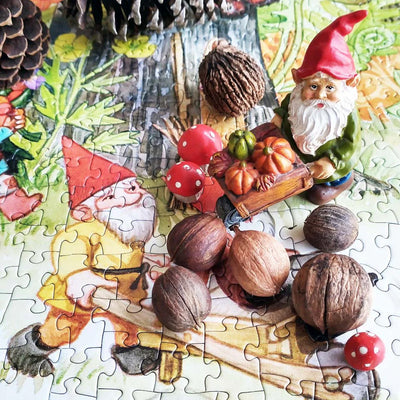 Home Sweet Gnome Puzzle available at American Swedish Institute.