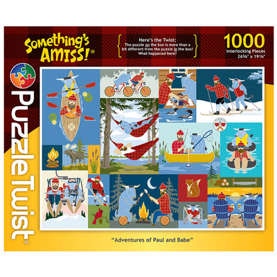 Adventures Paul and Babe Puzzle available at American Swedish Institute.