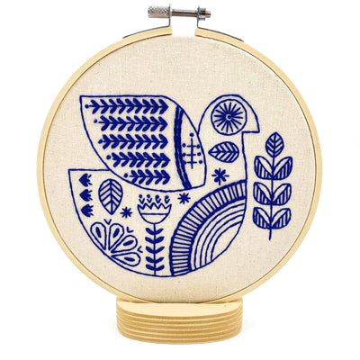 Hygge Dove Embroidery Kit available at American Swedish Institute.