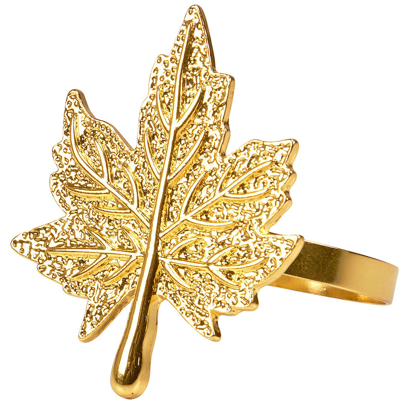 Golden Leaf Napkin Ring available at American Swedish Institute.