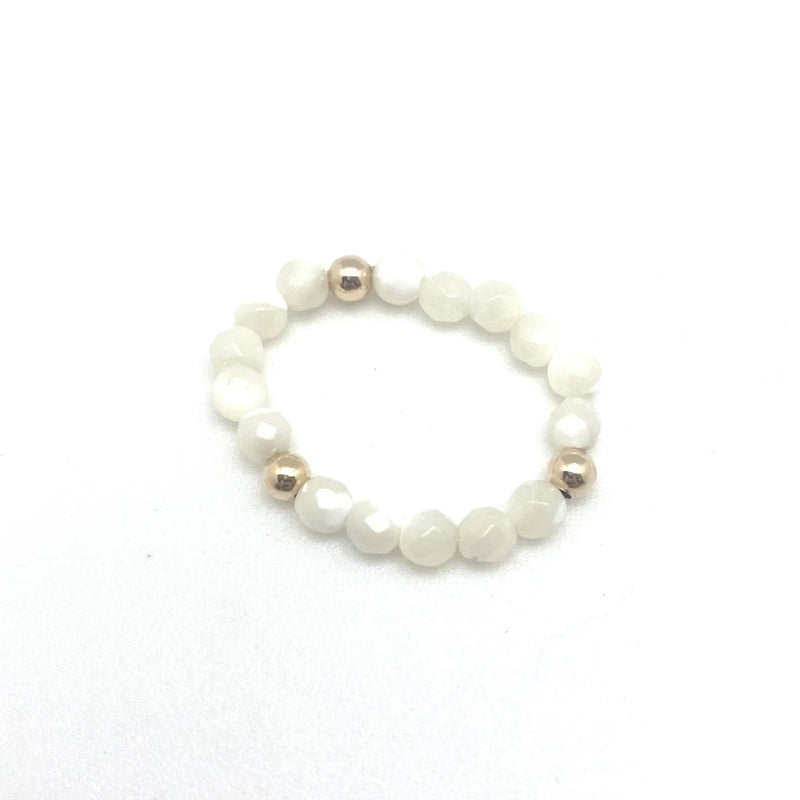 Pippi Mother of Pearl Bracelet by in2 design available at American Swedish Institute.