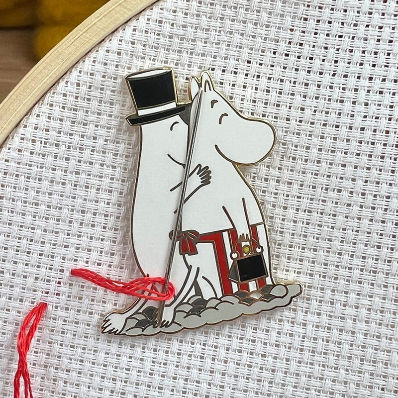 Moominmamma & Moominpappa Needle Minder available at American Swedish Institute.