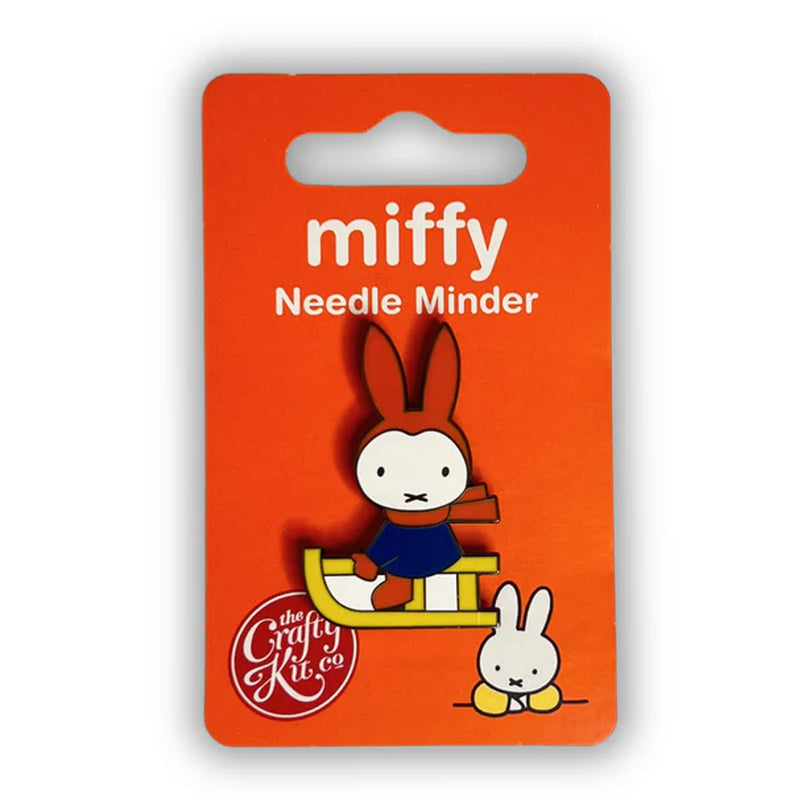 Miffy Sledding Needle Minder available at American Swedish Institute.