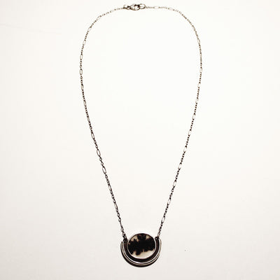 Dendritic Agate Stone Necklace by Gina Mount available at American Swedish Institute.